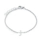 Stainless Steel Initial Bracelets by Veloria