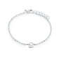 Stainless Steel Initial Bracelets by Veloria
