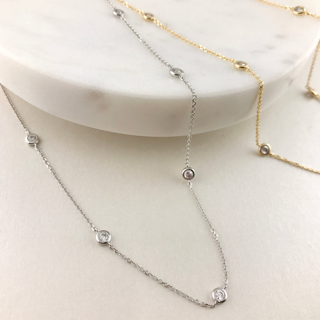 Aria Yard CZ Necklace