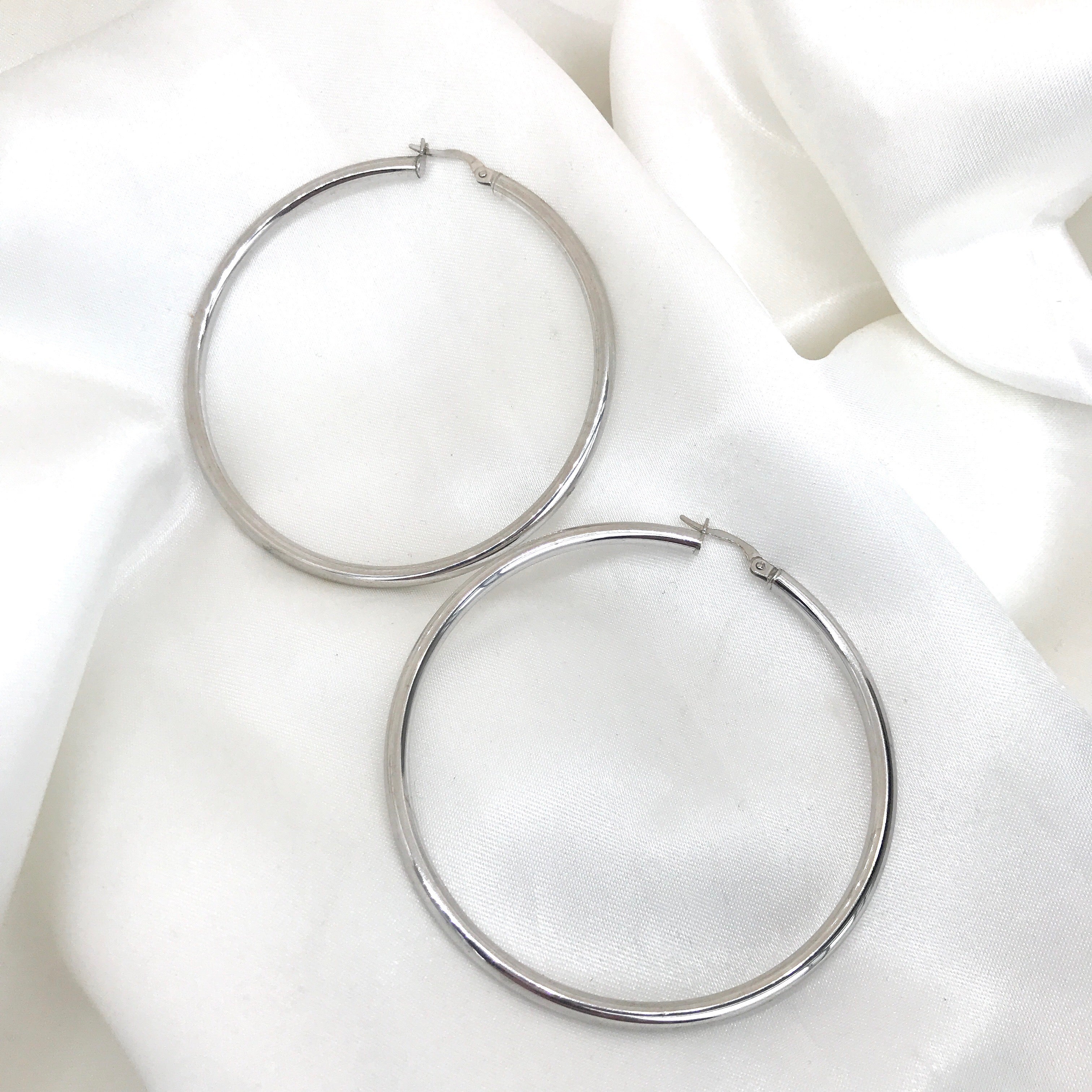 "The Classic" 925 Sterling Silver Hoops