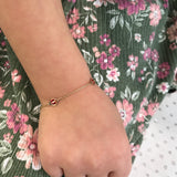 Children's 10k Gold Ladybug Bracelet