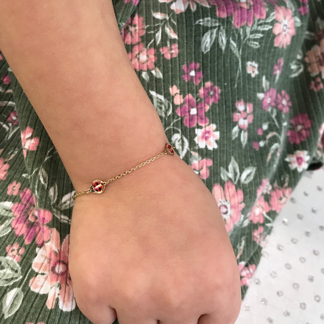 Little Sweetheart's Ladybug Bracelet