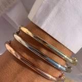 Miss Mimi- 14k/925 Vermeil The Sleek and Simple Bangle