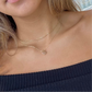 Classic Cursive Initial Diamond Necklace