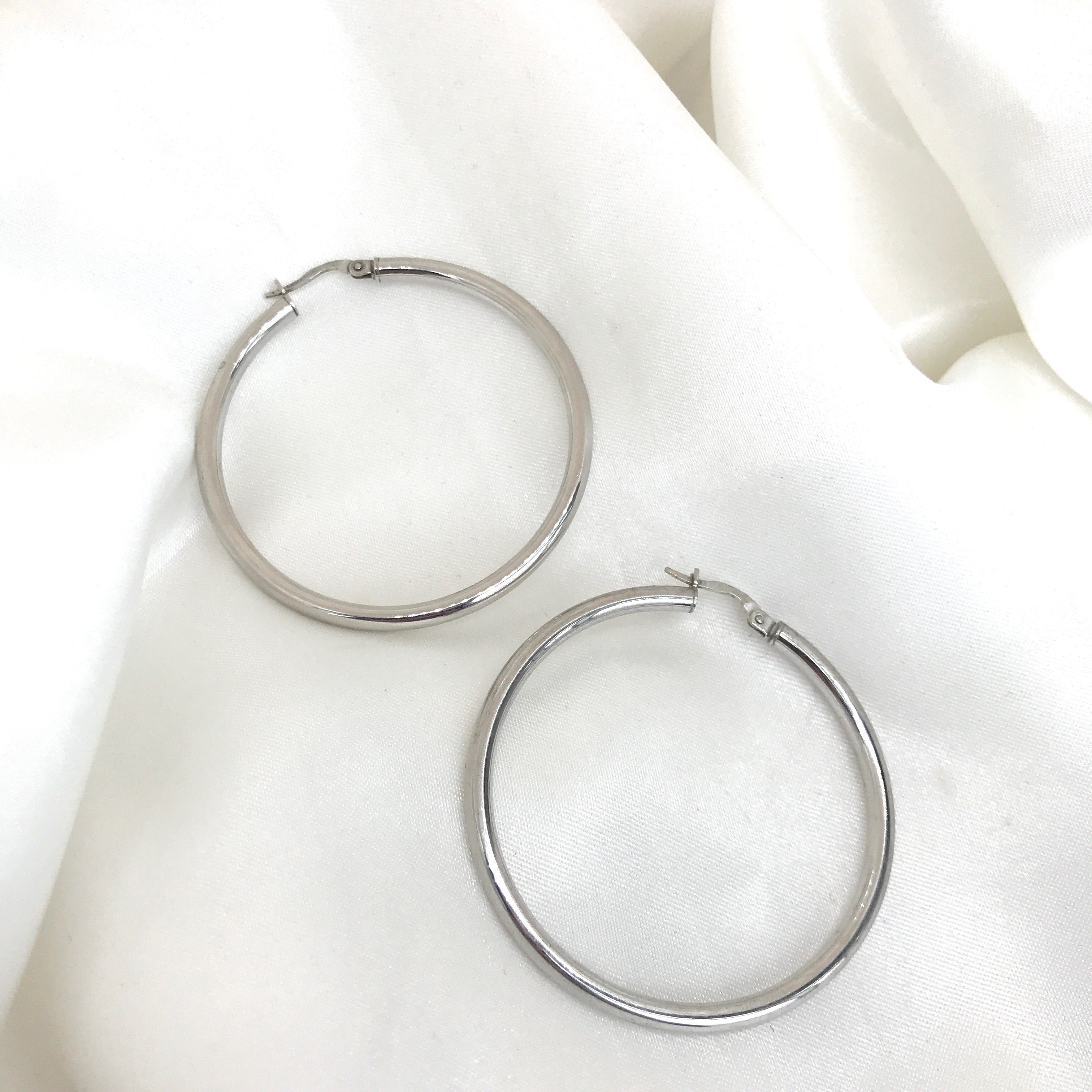 "The Classic" 925 Sterling Silver Hoops