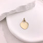 Personalized Gold Heart Pendant