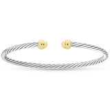 Miss Mimi- 14k/925 Vermeil Classic Twist Bangle