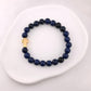 Stainless Steel Cross Beaded Bracelet