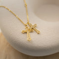 Double Faith CZ Necklace