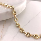 Miss Mimi- 925/14k Vermeil Coffee Bean Bracelet