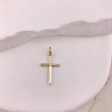10k Gold Embossed Cross