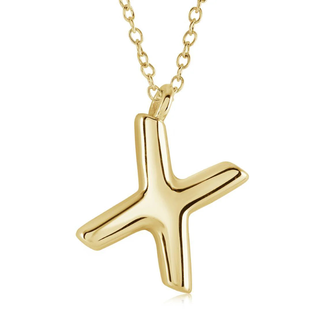 Stainless Steel Bubble Initial by Veloria