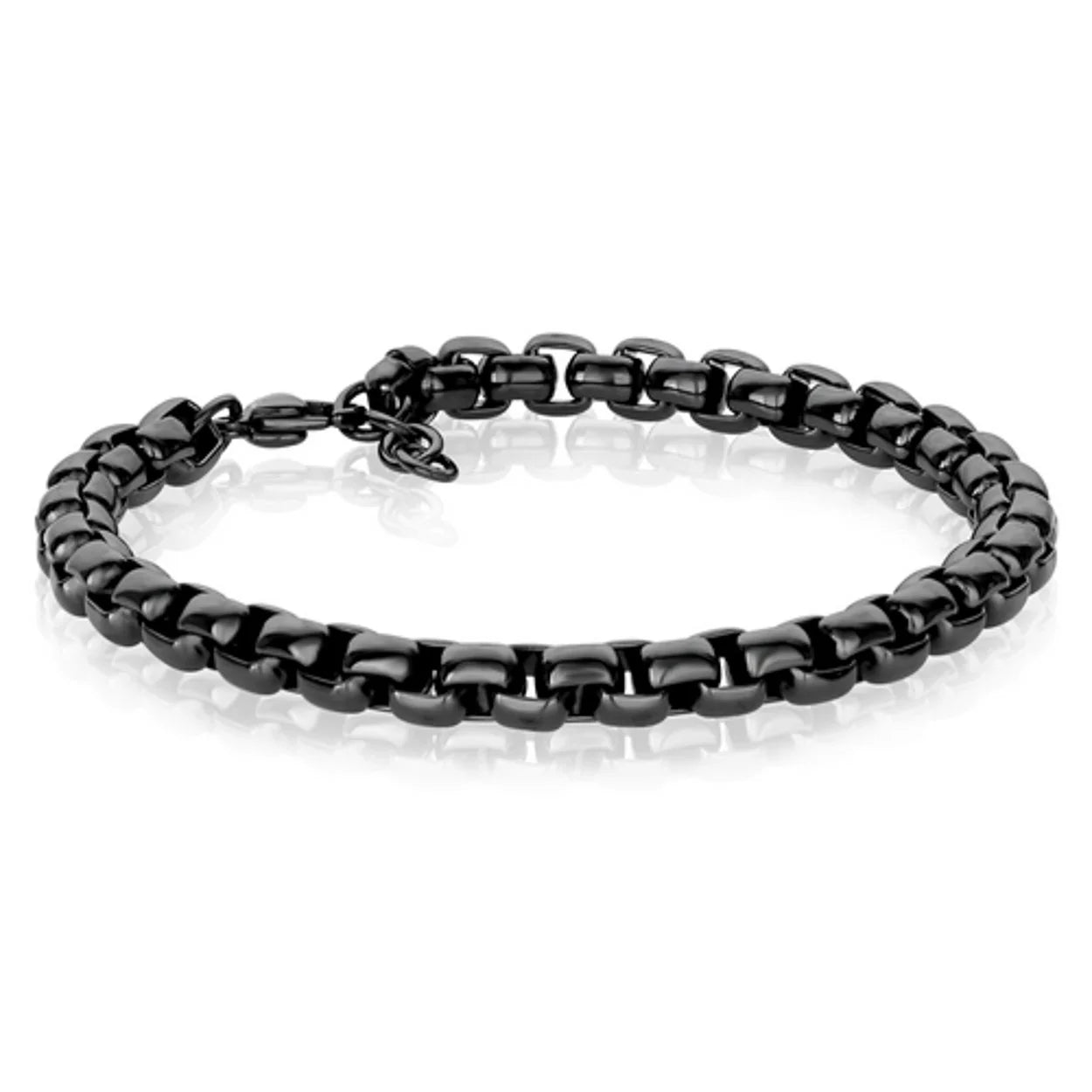 Stainless Steel Polished 4.5mm Box Link Bracelet