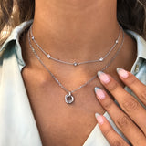 Miss Mimi- 925/14k Vermeil Cubic by the Yard Necklace