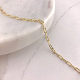 925/18k Vermeil Thinner Paperclip Bracelet