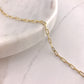 Fiore Thin Paperclip Bracelet