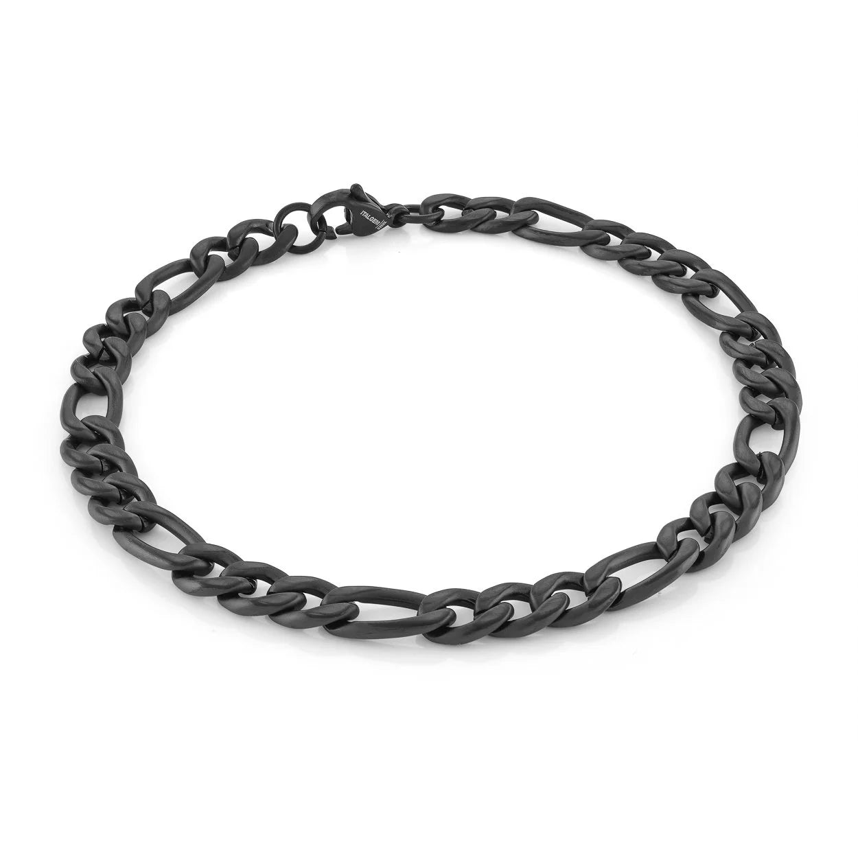 Stainless Steel Polished 6mm Figaro Link Bracelet