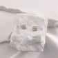 Lucky CZ Clover Studs