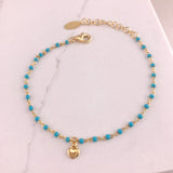 Amen 925/18k Vermeil Enamel Heart Bracelets