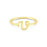Bella Script Initial Ring