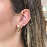 Miss Mimi -925/14k Vermeil Equestrian Hoops