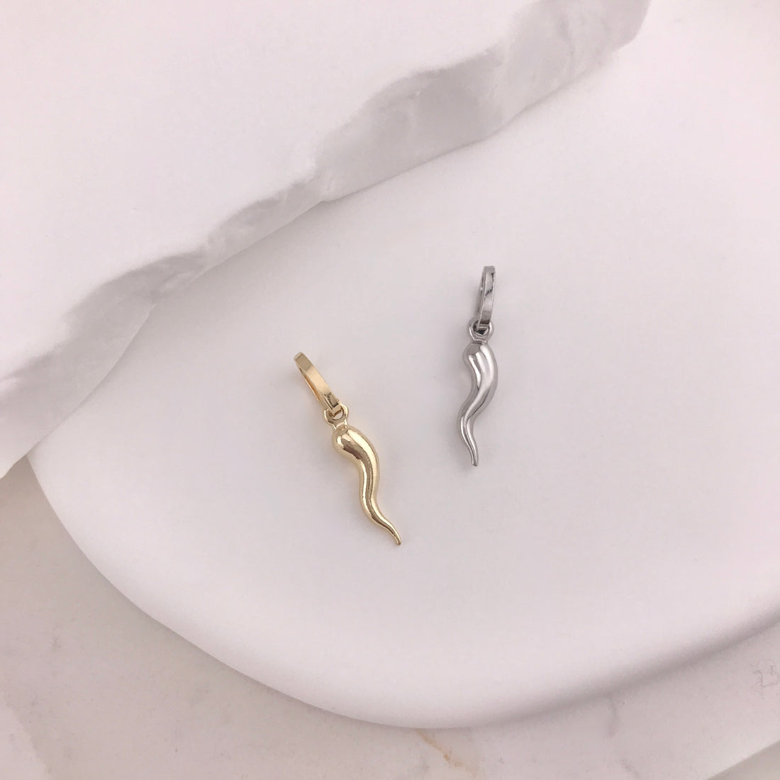 Italian Corno Pendant