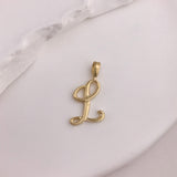 Giulia Script Initial Pendant