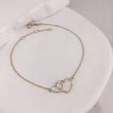 Bella Double Heart Bracelet