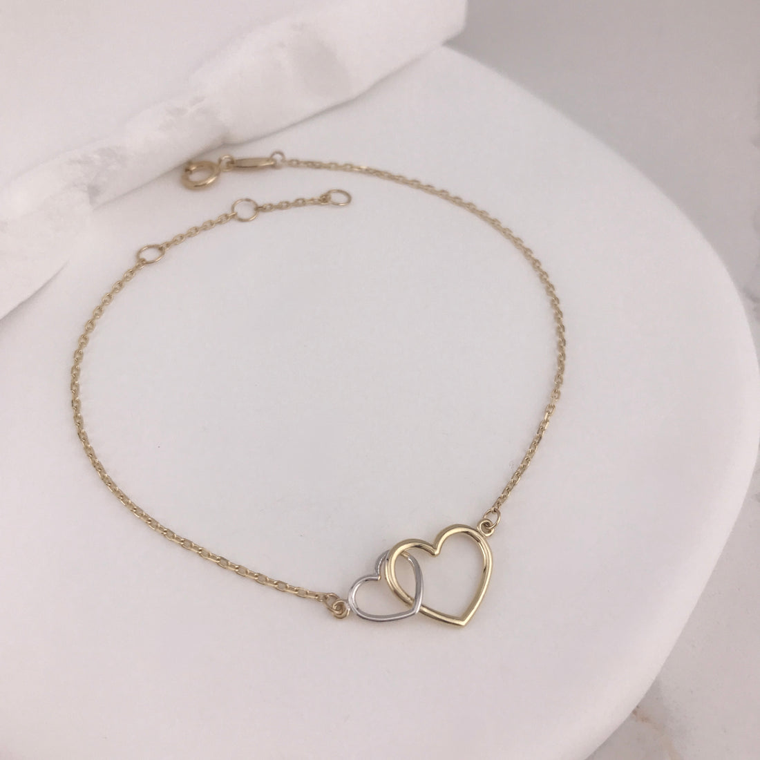 Bella Double Heart Bracelet