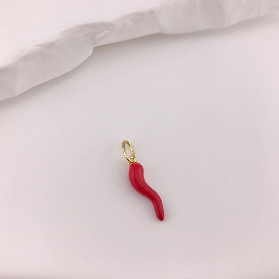 Red Corno Pendant