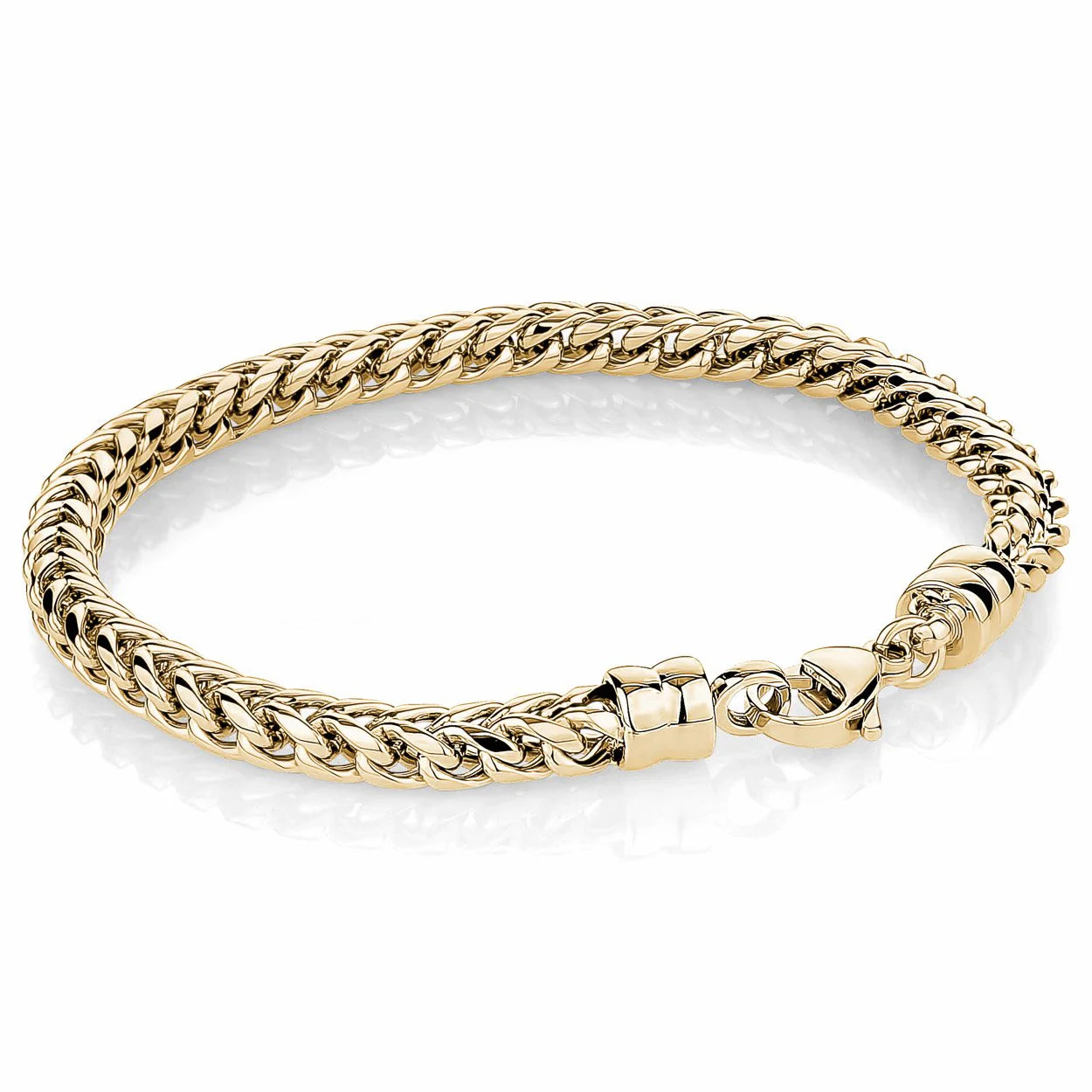 Stainless Steel Polished 5mm Franco Link Bracelet