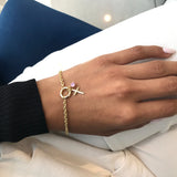 925/18k Vermeil Rolo Enchancer Bracelet