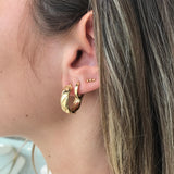 Miss Mimi - 925/14k Vermeil Small Lucia Hoops