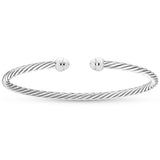 Miss Mimi- 14k/925 Vermeil Classic Twist Bangle