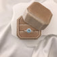 Stella Halo Birthstone Ring