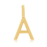 10k Gold Mini Plain Initial Necklace