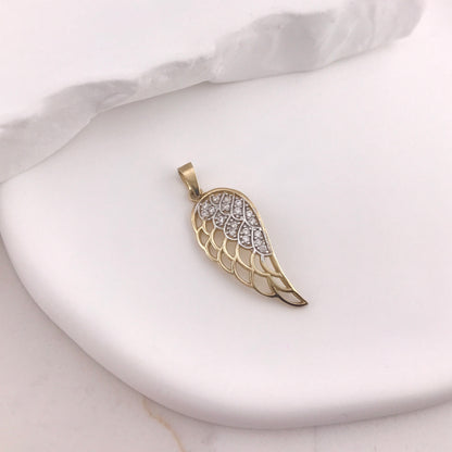 Sparkle CZ Angel Wing Pendant