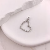 Valentina Open Heart Charm