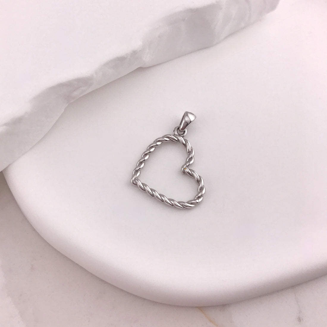 Valentina Open Heart Charm