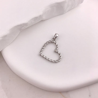 Valentina Twist Heart Pendant