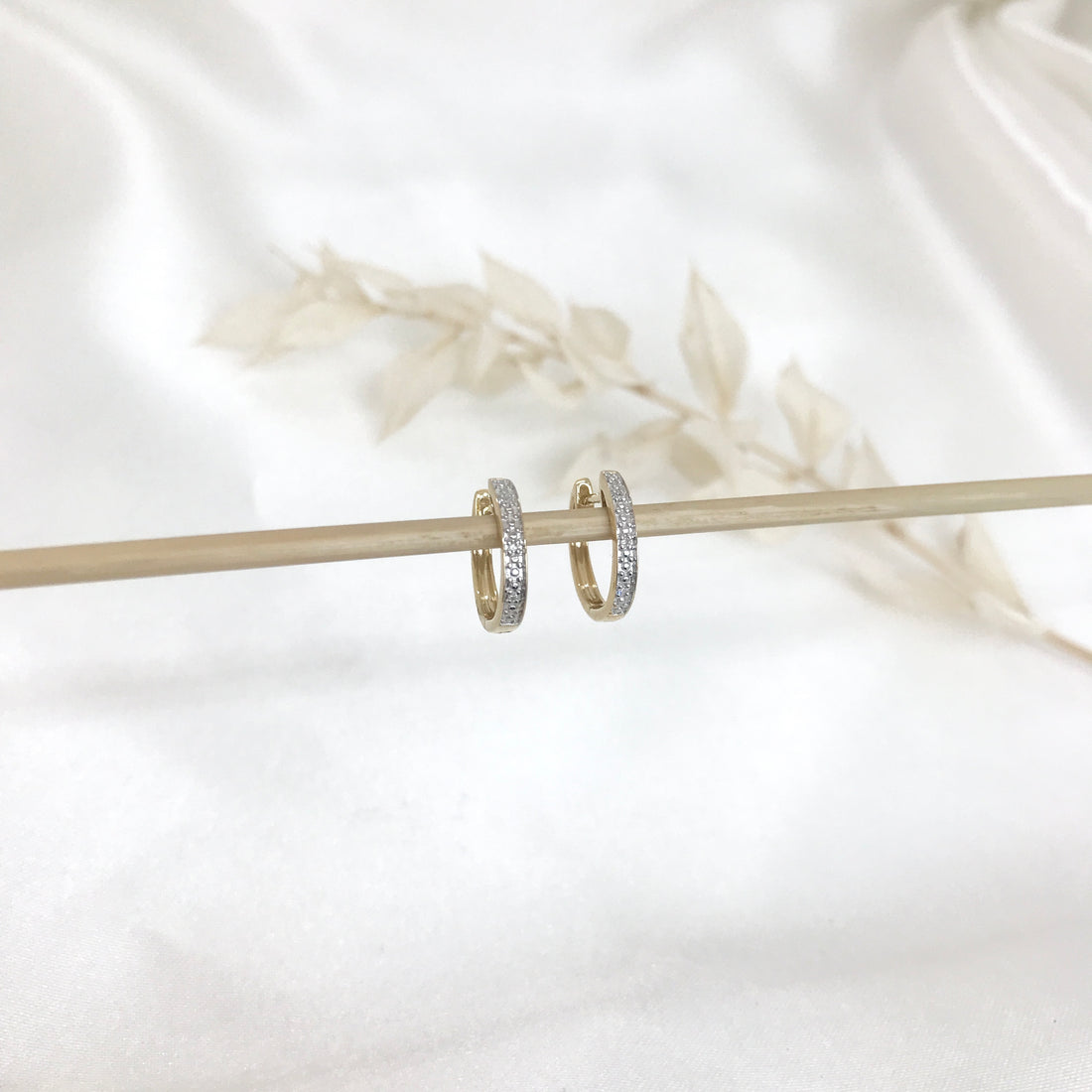 Classic Diamond Huggies