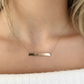 Personalized Gold Bar Necklace
