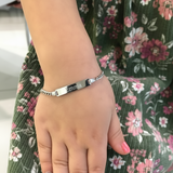 Engravable- Children's 10k Gold ID Bracelet Curb Link