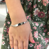 Engravable- Children's 10k Gold ID Bracelet Curb Link
