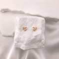 Valentina Ribbon Heart Studs