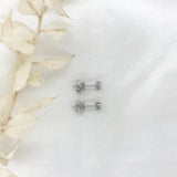 10k Gold Diamond Cluster Studs