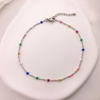 Rainbow Anklet by Veloria