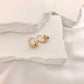 Golden Love Knot Dangle Earrings