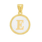 Giulia White Initial Necklace
