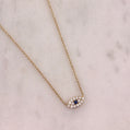 Blue Sapphire Evil Eye Necklace by Miss Mimi